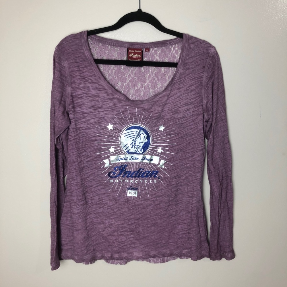 Indian Motorcycle Long Sleeve Graphic Tee Medium